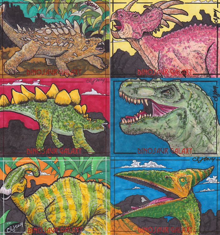 Clinton Yeager Dinosaur Galaxy Sketches
