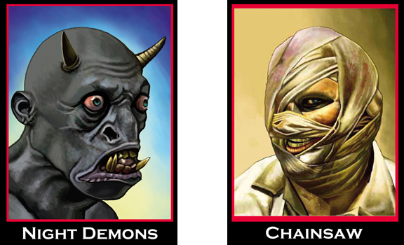 More Monsters From Hell base cards