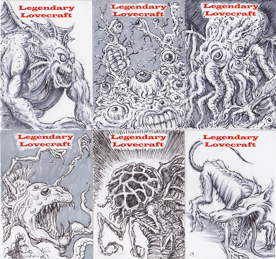 Neil Camera Lovecraft Sketches