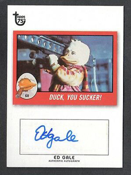 Topps 75th Autograph card