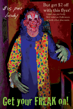 2016 Haunted House Flyers