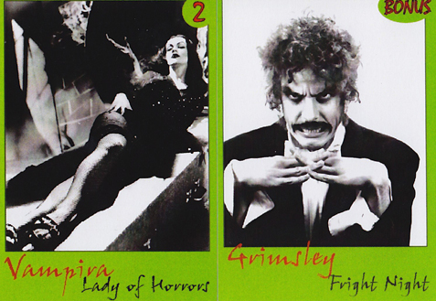 Horror Hosts Collector Cards