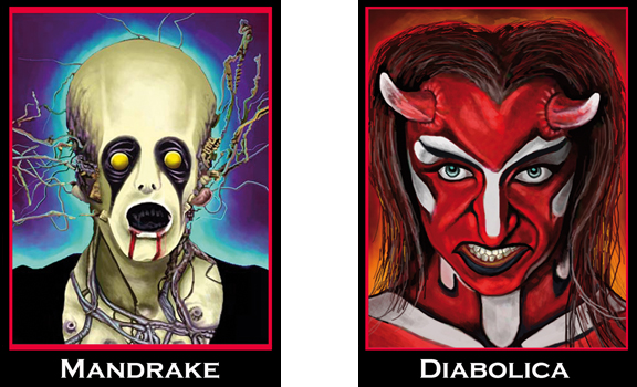 Yet more Monsters From Hell base cards