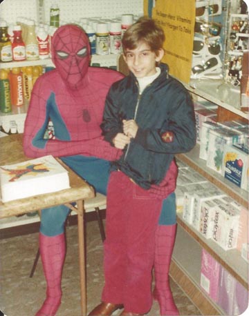 Spider Man w/boy