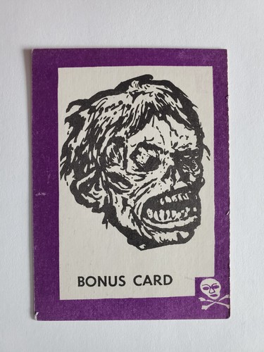 Terror  Monster Bonus card