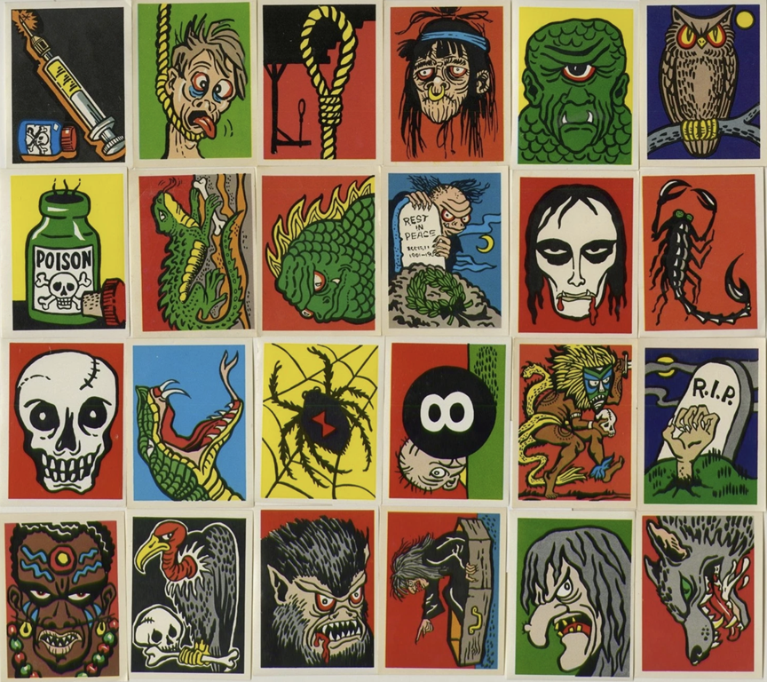 Spook Stories Stickers batch 25-48