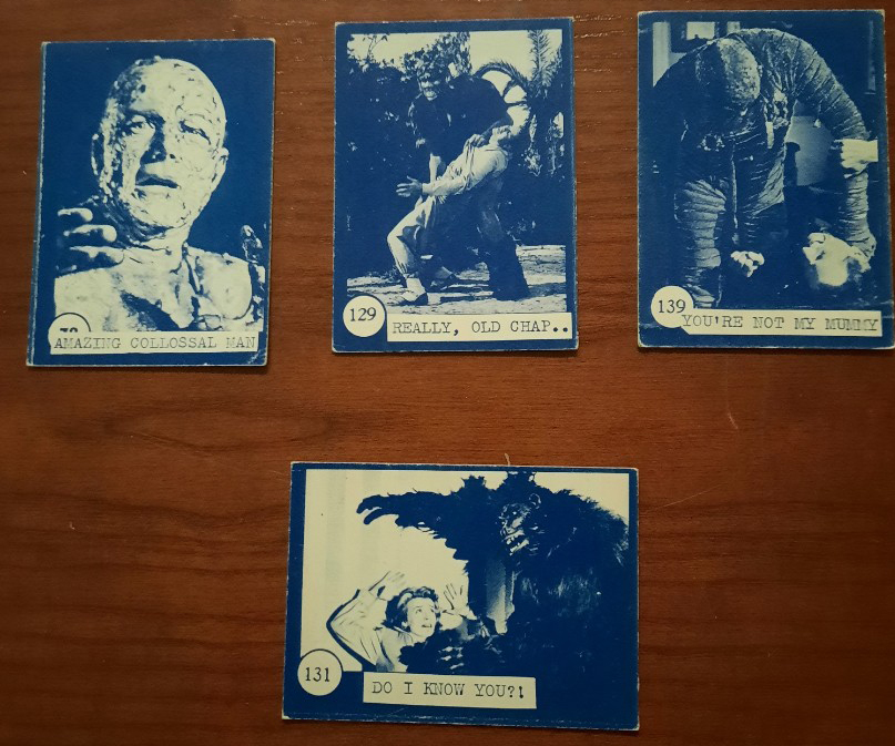 Horror Monster Blue (bootleg) cards by Rosan (not Nu-Card)